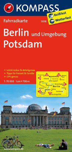 Berlin und Umgebung - Potsdam: Radkarte. GPS-genau