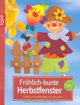 Fröhlich-bunte Herbstfenster: Herbstliche Fensterbilder und mehr