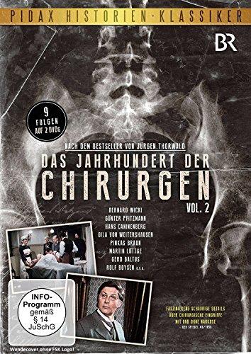 Das Jahrhundert der Chirurgen, Vol. 2 / Weitere 9 Folgen der Serie mit Starbesetzung nach dem Bestseller von Jürgen Thorwald (Pidax Historien-Klassiker) [2 DVDs]