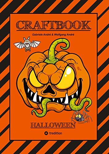 CRAFTBOOK - MALBUCH - BASTELBUCH - SPIELEBUCH - LERNE SCRIBBELN - STORYTELLING - KREATIVES ZEICHNEN: HALLOWEEN