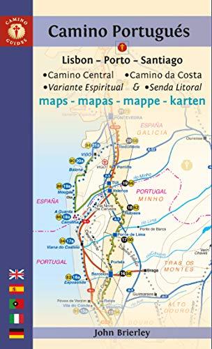 Camino Portugués Maps: Lisbon - Porto - Santiago - Camino De Costa, Camino Central, Senda Litoral, Variente Espiritual (Camino Guides)