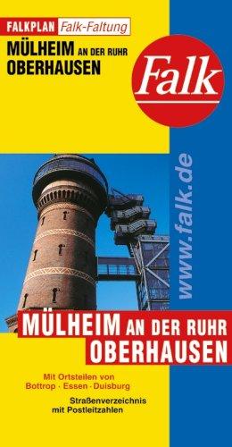 Falkplan Falk-Faltung Mülheim an der Ruhr - Oberhausen