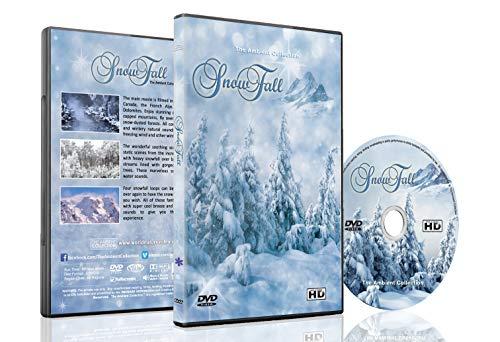 Weihnachten und Winter DVD – Schneefall – Winderlandschaften von Bergen und Wälder mit fallendem Schnee und entspannenden natürlichen Geräuschen – Perfekt für lange Winterabende