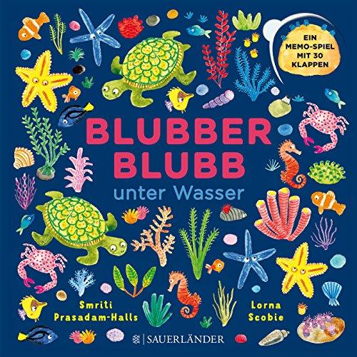 Blubber-Blubb unter Wasser: Ein Memospiel mit 30 Klappen