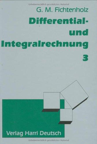 Differentialrechnung und Integralrechnung, 3 Bde., Bd.3