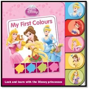 Disney Tabbed Board: Princess - My First Colours