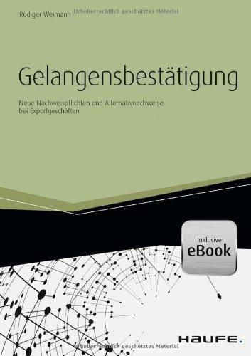 Gelangensbestätigung - inkl. eBook