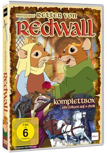 Retter von Redwall - Die komplette Serie der spannenden Reise als Zeichentrick-Film nach dem erfolgreichen Buch Klassiker von Brian Jacques für Groß und Klein (Pidax Animation) [6 DVDs]