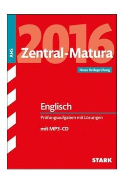 Zentral-Matura 2016 Österreich - Englisch, m. MP3-CD