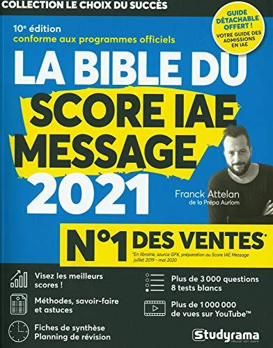 La bible du Score IAE Message : 2021