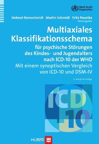 Multiaxiales Klassifikationsschema für psychische Störungen des Kindes- und Jugendalters nach ICD-10 der WHO. Mit einem synoptischen Vergleich von ICD-10 und DSM-IV