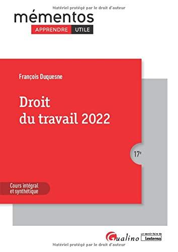 Droit du travail 2022