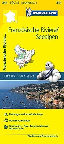 Michelin Französische Riviera - Seealpen: Straßen- und Tourismuskarte 1:150.000 (MICHELIN Localkarten)