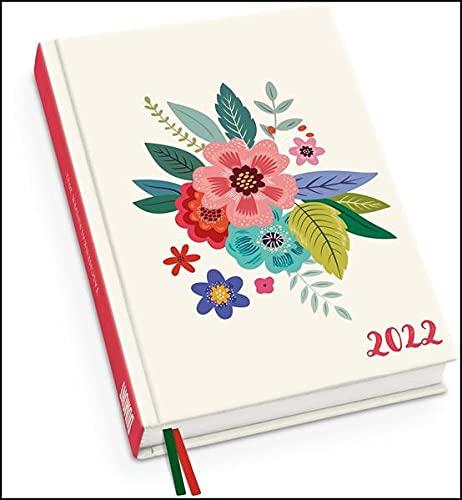 Blumenwiese Taschenkalender 2022 ? Blumen-Design ? Terminplaner mit Wochenkalendarium ? Format 11,3 x 16,3 cm