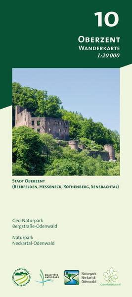 Blatt 10, Oberzent: Wanderkarte 1:20.000. Stadt Oberzent (Beerfelden, Hesseneck, Rothenberg und Sensbachtal) (Odenwald Freizeitkarten Maßstab ... und Naturpark Neckartal-Odenwald)