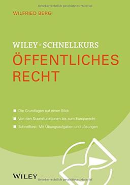 Wiley-Schnellkurs Öffentliches Recht