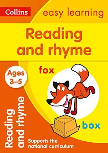 Reading and Rhyme: Ages 3-5 (Collins Easy Learning Preschool)