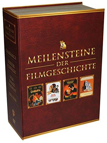 Meilensteine : Casablanca - Doktor Schiwago - Vom Winde verweht - Ben Hur (5 DVDs Buchbox)