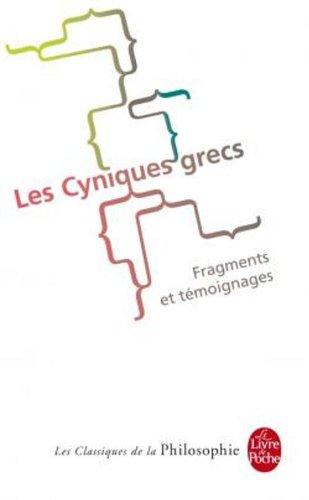 Les cyniques grecs : fragments et témoignages