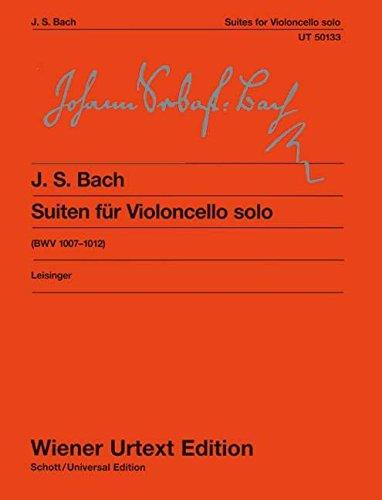 Suiten für Violoncello solo: Nach den Quellen. BWV 1007-1012. Violoncello. (Wiener Urtext Edition)