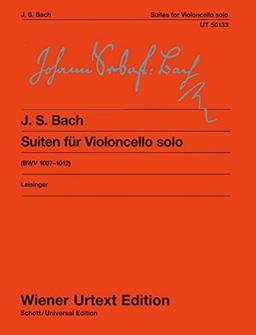 Suiten für Violoncello solo: Nach den Quellen. BWV 1007-1012. Violoncello. (Wiener Urtext Edition)