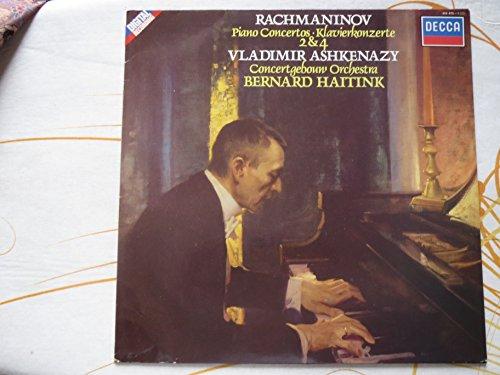 Sergei Rachmaninov: Piano Concertos / Klavierkonzerte 2 & 4. Piano Concerto No. 2 / Klavierkonzert Nr. 2, Op. 18. Piano Concerto No. 4 / Klavierkonzert Nr. 4, Op. 40. Vladimir Ashkenazy. Concertgebouw Orchestra. Bernard Haitink. Digital Recording. LP Viny