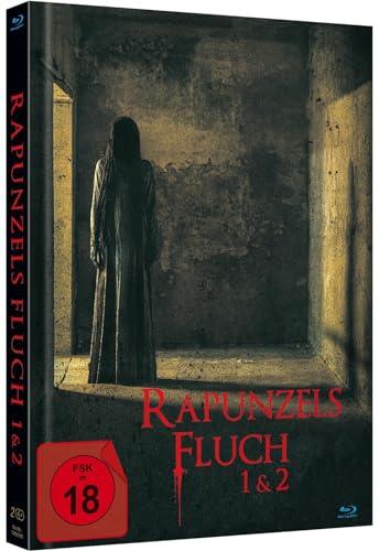 Rapunzels Fluch 1+2 - Limited Mediabook Cover B (Doppel Blu-ray, Uncut Fassung, Special Edition mit viel Bonusmaterial, Sonderauflage auf 500 Stück limitiert)