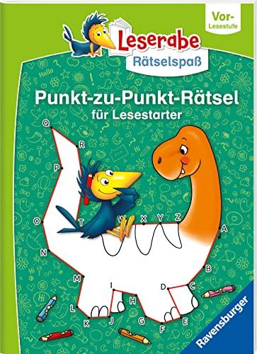 Ravensburger Leserabe Rätselspaß - Punkt-zu-Punkt-Rätsel für Lesestarter ab 5 Jahren - Vor-Lesestufe