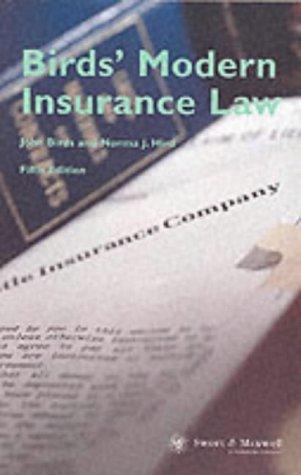 Birds Modern Insurance Law