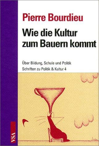 Wie die Kultur zum Bauern kommt: Über Bildung, Schule und Politik