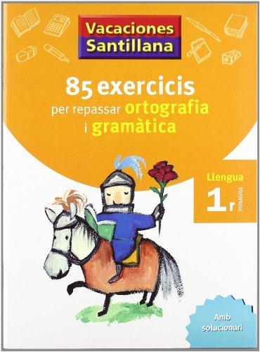 Vacaciones Santillana, ortografia i gramàtica, llengua, 1 Educació Primària