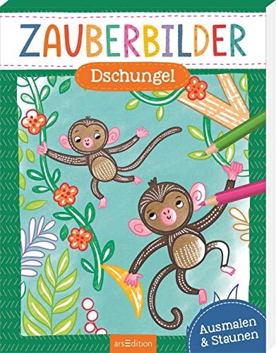 Zauberbilder - Dschungel: Ausmalen & Staunen