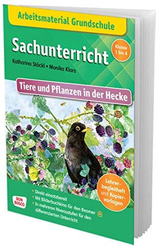 Arbeitsmaterial Grundschule. Sachunterricht. Tiere und Pflanzen in der Hecke: Klasse 1-4. Sofort einsetzbar: Arbeitsblätter, Begleitheft für Lehrer ... Grundschule – Sachwissen im Kamishibai)