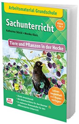 Arbeitsmaterial Grundschule. Sachunterricht. Tiere und Pflanzen in der Hecke: Klasse 1-4. Sofort einsetzbar: Arbeitsblätter, Begleitheft für Lehrer ... Grundschule – Sachwissen im Kamishibai)