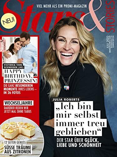 Stars & Stories 8/2022 "Julia Roberts - der Star über Glück, Liebe und Schönheit"