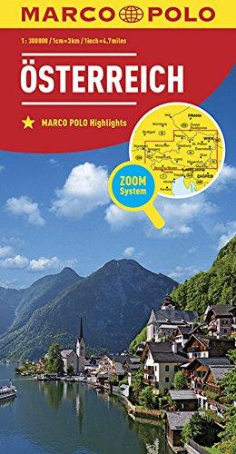 MARCO POLO Länderkarte Österreich 1:300 000 (MARCO POLO Länderkarten)