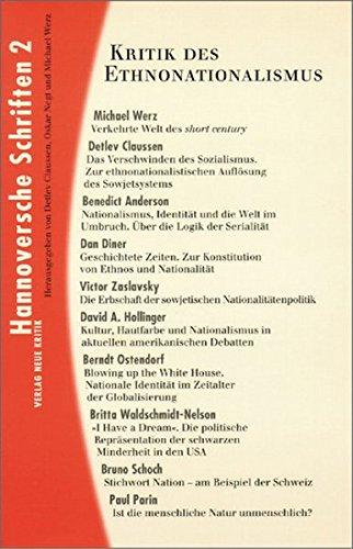 Kritik des Ethnonationalismus (Hannoversche Schriften 2)