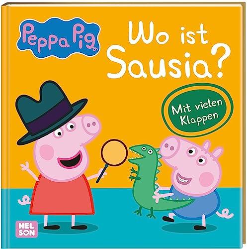 Peppa Pig: Wo ist Sausia?: Bilderbuch mit vielen Klappen - zum Mitsuchen und Mitmachen ab 2 Jahren | Für Kita-Kinder