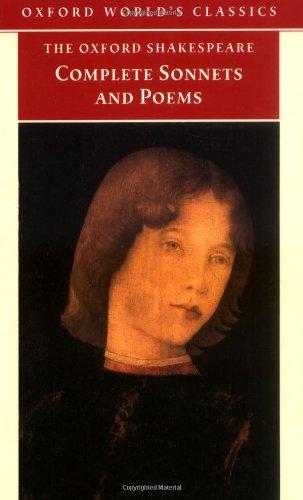 The Complete Sonnets and Poems. (Oxford Shakespeare)