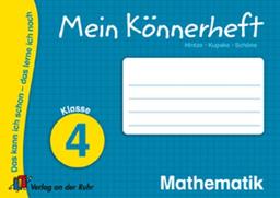 Mein Könnerheft - Mathematik Klasse 4