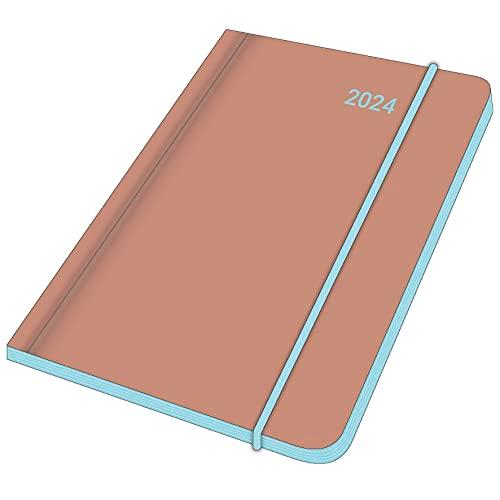 BLUE SPRUCE 2024 - Diary - Buchkalender - Taschenkalender - 8x11,5: Mini Flexi Diary EarthLine