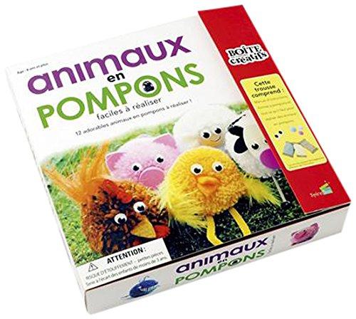 Animaux en pompons : faciles à réaliser : 12 adorables animaux en pompons à réaliser !