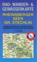 Rad - Wander- und Gewässerkarte Rheinsberger Seen, Großer Stechlin: (wasser- und reißfest)<br>Mit Canow, Kleinzerlang, Flecken Zechlin, Rheinsberg, Dollgow, Menz, Neuglobsow. Maßstab 1:35.000.