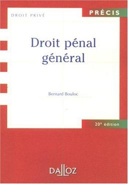 Droit pénal général