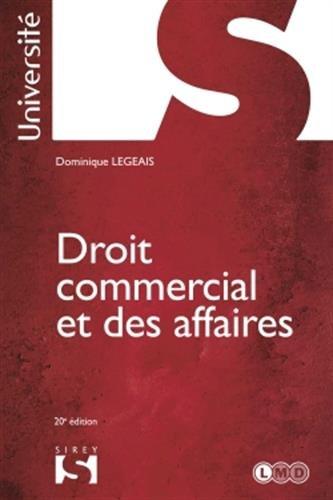 Droit commercial et des affaires : 2012