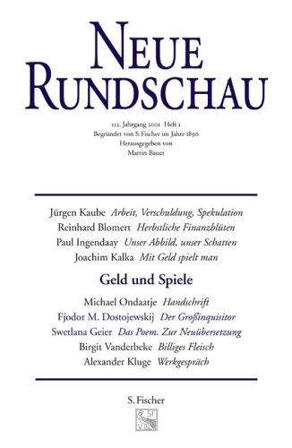 Neue Rundschau 2001/2: Vom öffentlichen und privaten Gebrauch der Tiere