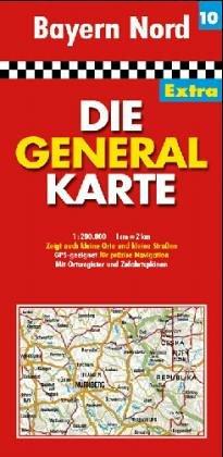 Die Generalkarten Deutschland Extra, 12 Bl., Bl.10, Bayern Nord (Série Régionale)