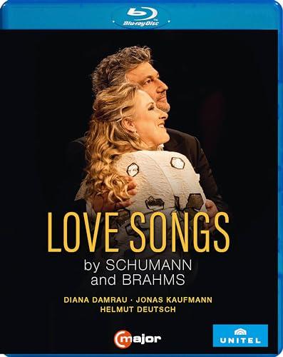 Love Songs by Schumann and Brahms [Diana Damrau, Jonas Kaufmann, Helmut Deutsch, Großer Goldener Saal, Musikverein, Wien, April 2022] [Blu-ray]