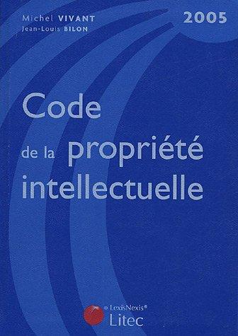 Code de la propriété intellectuelle 2005