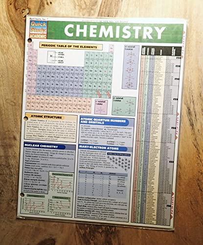 Chemistry: Reference Guide (Quickstudy Reference Guides - Academic)